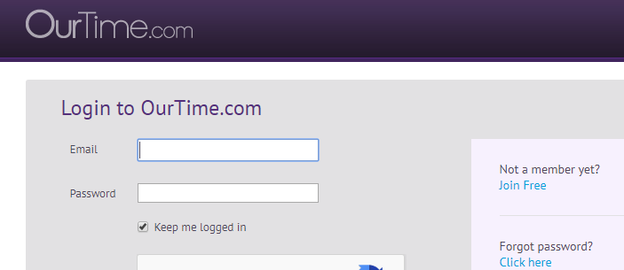 Login site ourtime dating OurTime Dating