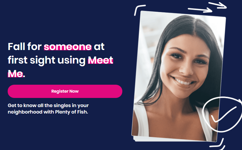 Plenty of fish out there woman in ad